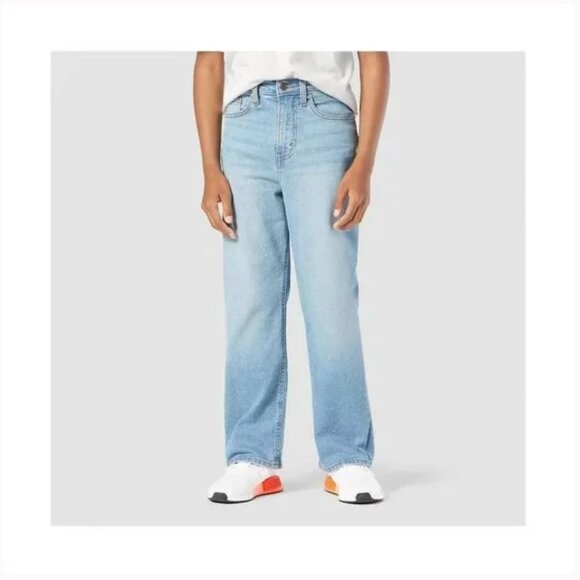 NWT DENIZEN from Levi's Boys' Loose Fit Adjustable Waist Light Blue Jeans 5‎ - Picture 1 of 7